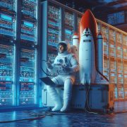 Renting a supercomputer to simulate aerospace tests